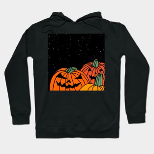 Spooky Pumpkins Late Night Halloween Horror Hoodie